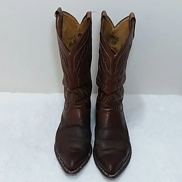 Tony Lama Mens Western Cowboy Boots - Picture 2 of 9